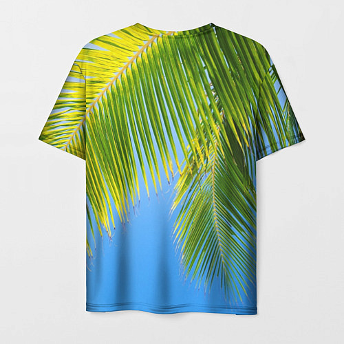 Мужская футболка Пальма у неба / 3D-принт – фото 2