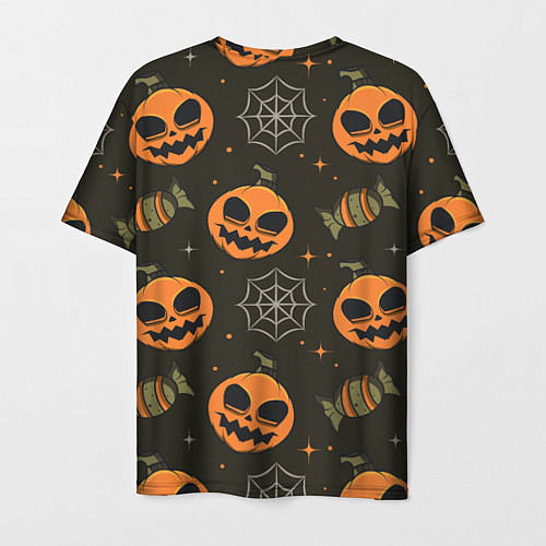 Мужская футболка Хэллоуин тыквы / 3D-принт – фото 2