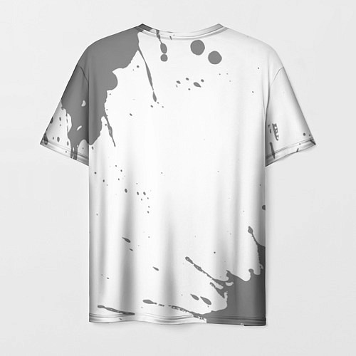 Мужская футболка Бармен суббота воскресенье на светлом фоне / 3D-принт – фото 2