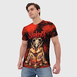 Футболка мужская Slipknot - баран, цвет: 3D-принт — фото 2