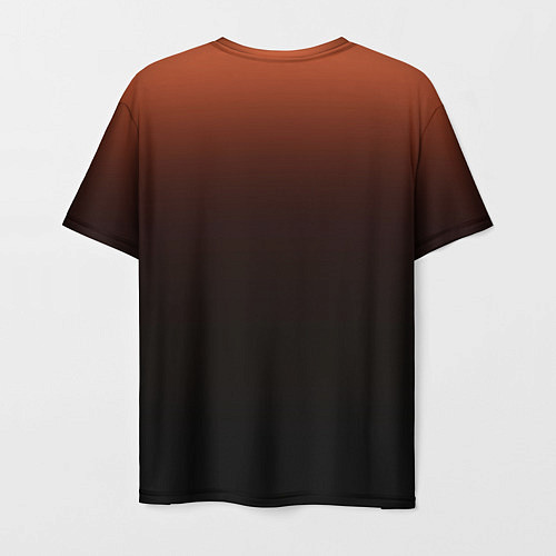 Мужская футболка Благородный коричневый градиент / 3D-принт – фото 2