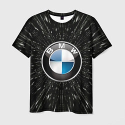 Футболка мужская БМВ эмблема, автомобильная тема, цвет: 3D-принт