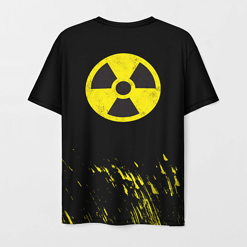 Мужская футболка Radiation - радиационная опасность / 3D-принт – фото 2