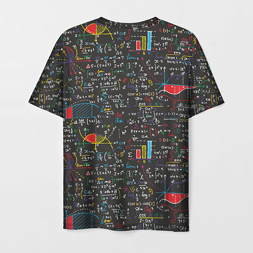 Мужская футболка Шпаргалка по математике с формулами / 3D-принт – фото 2
