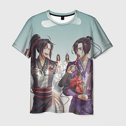 Футболка мужская Wangji and Wuxian - Mo Dao Zu Shi, цвет: 3D-принт