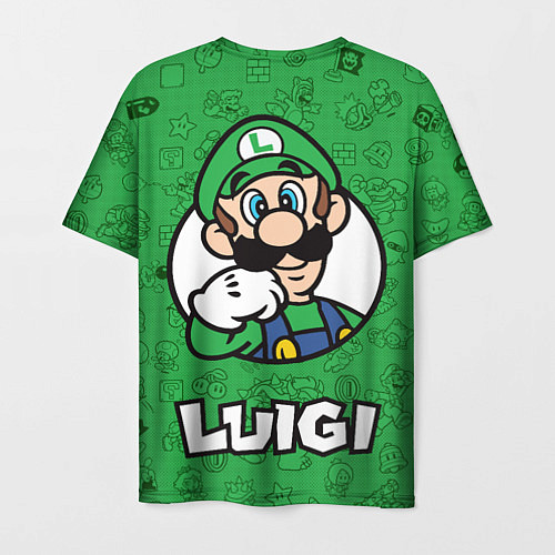 Мужская футболка Луиджи и Марио / 3D-принт – фото 2