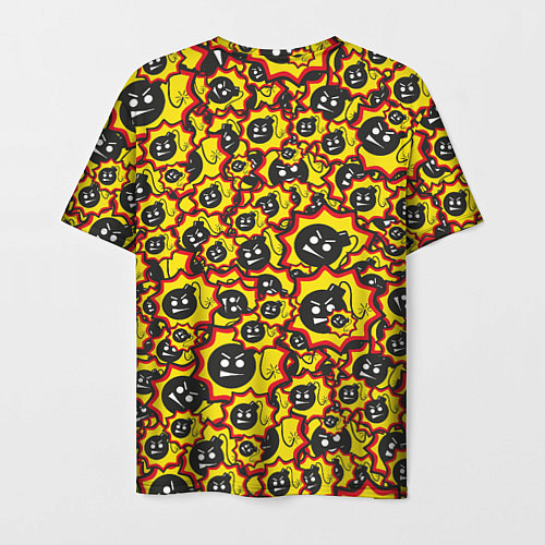 Мужская футболка Serious Sam logo pattern / 3D-принт – фото 2