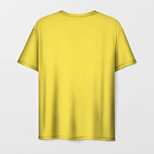 Мужская футболка Бакуго Кацуки - желтый фон / 3D-принт – фото 2