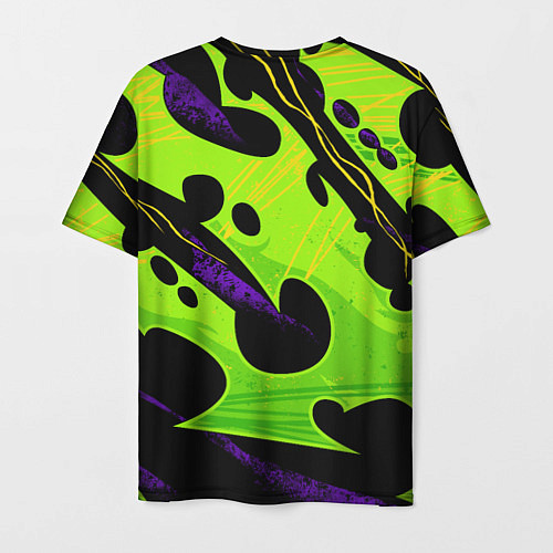 Мужская футболка Ребекка - органический зеленый / 3D-принт – фото 2