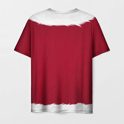 Мужская футболка Новогодний костюм Санты / 3D-принт – фото 2