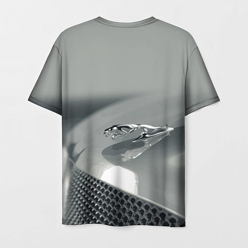 Мужская футболка Jaguar - капот - эмблема / 3D-принт – фото 2