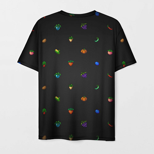 Мужская футболка Фруктовый паттерн из Stardew Valley / 3D-принт – фото 2
