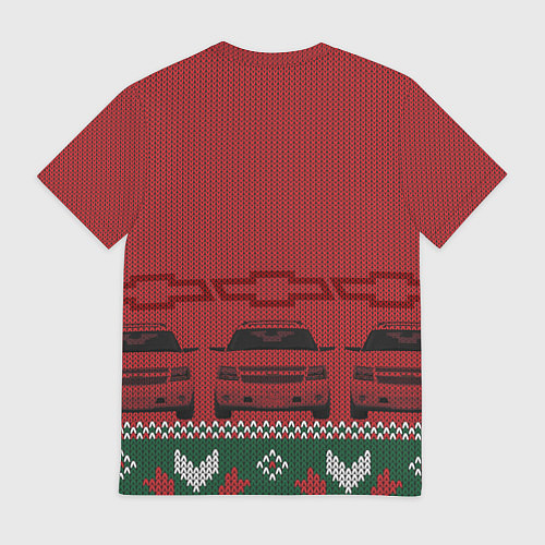 Мужская футболка Новогодний Tahoe / 3D-принт – фото 2