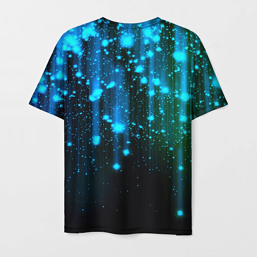 Мужская футболка Space - starfall / 3D-принт – фото 2