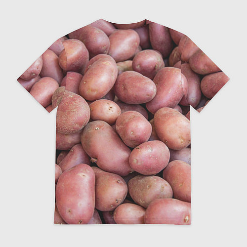 Мужская футболка Картофельные клубни / 3D-принт – фото 2