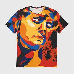 Футболка мужская Аполлон - декоративная живопись, цвет: 3D-принт