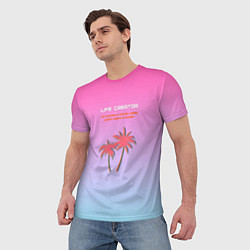 Футболка мужская Творец своей жизни, цвет: 3D-принт — фото 2