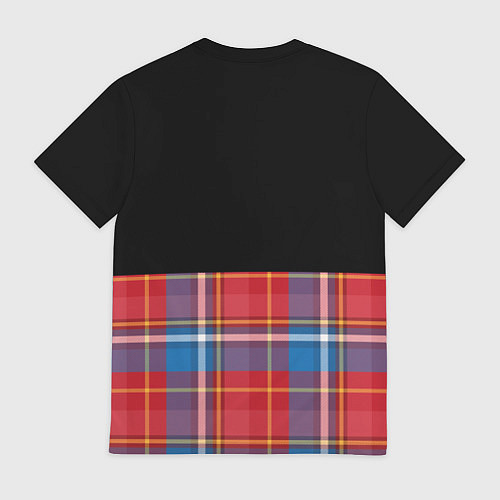 Мужская футболка Классическая шотландка / 3D-принт – фото 2
