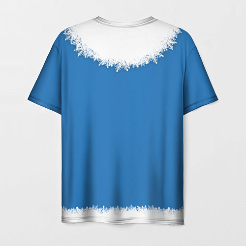 Мужская футболка Снегурка с косами / 3D-принт – фото 2
