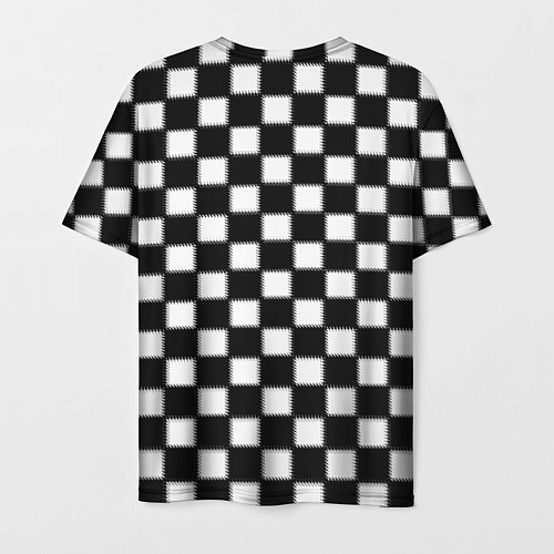 Мужская футболка Шахматная доска / 3D-принт – фото 2