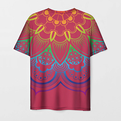 Мужская футболка Viva magenta mandala / 3D-принт – фото 2