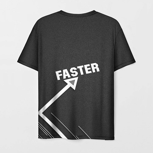 Мужская футболка Faster гонки JDM / 3D-принт – фото 2