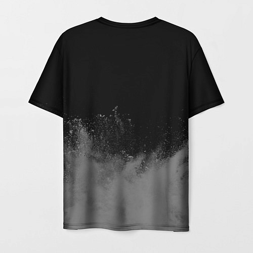 Мужская футболка Дмитрий - в красной рамке на темном / 3D-принт – фото 2