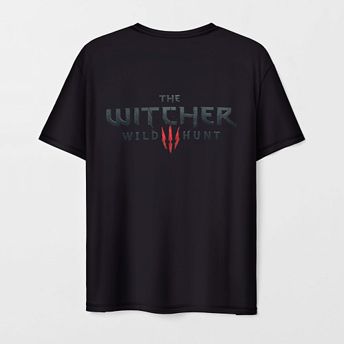 Мужская футболка Witcher in the fire / 3D-принт – фото 2
