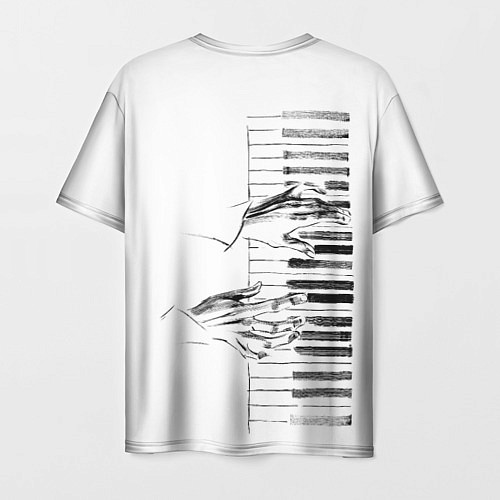 Мужская футболка Фортепианный концерт / 3D-принт – фото 2
