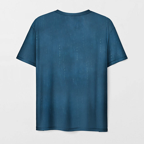 Мужская футболка Уэнсдэй под зонтом / 3D-принт – фото 2