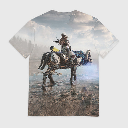 Мужская футболка Элой на животном / 3D-принт – фото 2