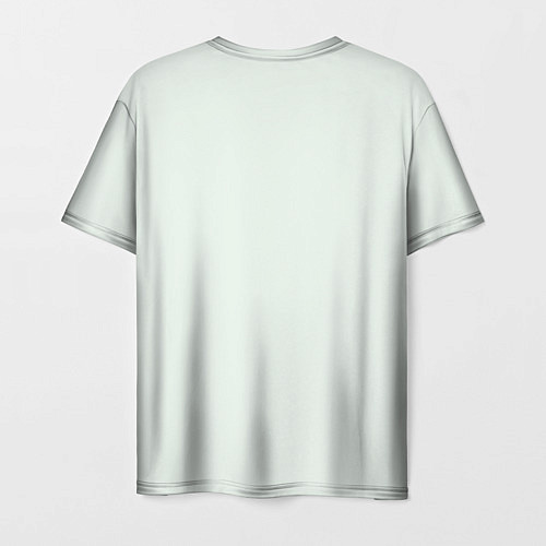 Мужская футболка Человек - бензопила Пауэр неон / 3D-принт – фото 2