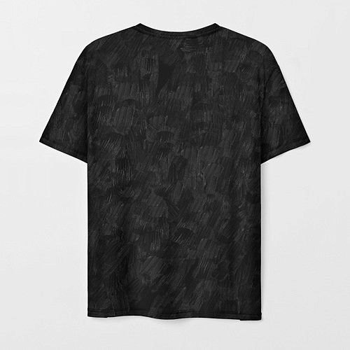 Мужская футболка Аниме Уэнсдей Аддамс и Вещь на фоне паутины / 3D-принт – фото 2