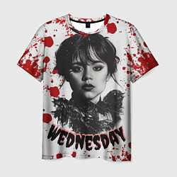 Футболка мужская Wednesday Аddams, цвет: 3D-принт