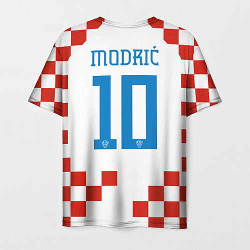Мужская футболка Лука Модрич форма сборной Хорватии / 3D-принт – фото 2