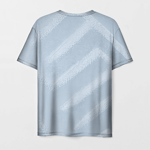 Мужская футболка Снежный узор / 3D-принт – фото 2