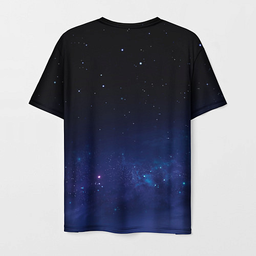 Мужская футболка Воронка в космосе / 3D-принт – фото 2