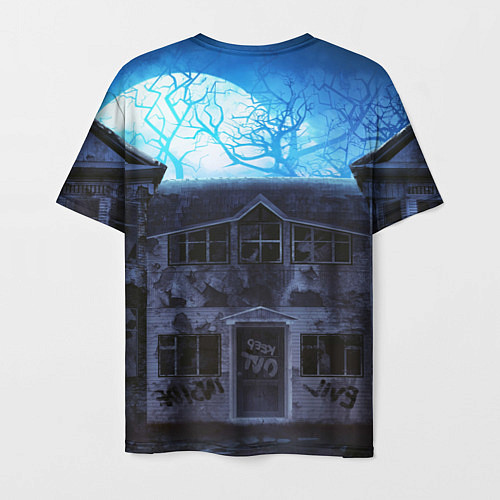 Мужская футболка Уэнсдэй: таинственный замок / 3D-принт – фото 2