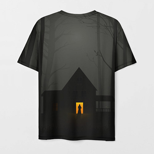 Мужская футболка Уэнсдэй: темный лес / 3D-принт – фото 2