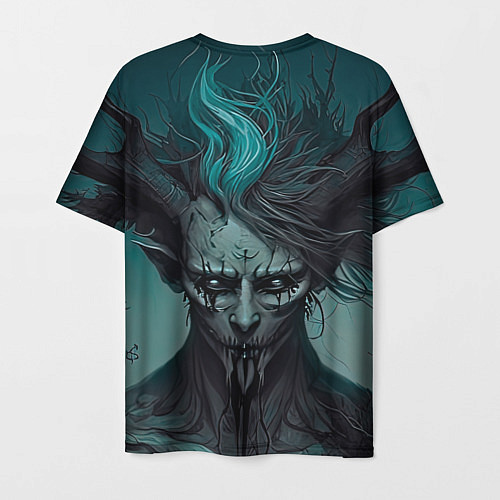 Мужская футболка Демон леса / 3D-принт – фото 2