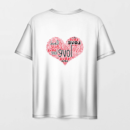 Мужская футболка День влюбленных / 3D-принт – фото 2