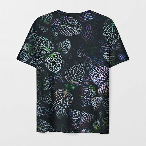 Мужская футболка Паттерн из множества тёмных цветов / 3D-принт – фото 2