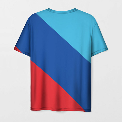 Мужская футболка Bmw - m colors / 3D-принт – фото 2
