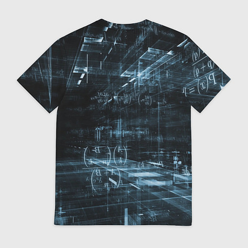 Мужская футболка Формулы подсказки / 3D-принт – фото 2