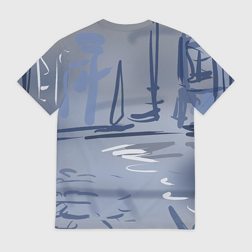 Мужская футболка Свободный навсегда / 3D-принт – фото 2