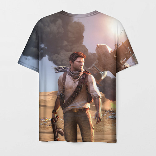 Мужская футболка Uncharted 3 / 3D-принт – фото 2