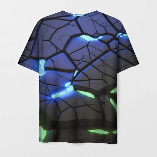Мужская футболка Светящаяся лава / 3D-принт – фото 2