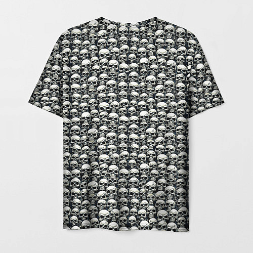 Мужская футболка Узор из черепов / 3D-принт – фото 2