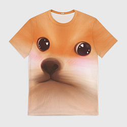 Мужская футболка Милый доге мем