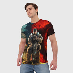 Футболка мужская Gears of War Маркус Феникс, цвет: 3D-принт — фото 2